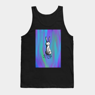 Aesthetic Washing Machine Eyeball Bunny Tank Top